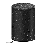 Regenwassertonnen Abdeckung 208 -Liter - Wassertank Abdeckplane Wasserdicht | Staubdichte Allwetter-Abdeckung Für Ausrüstung Terrasse Garten Möbel Weg Outdoor