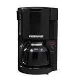 Farberware FSCM100B Kaffeemaschine, programmierbar, für 10 Tassen, Schwarz