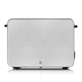 WMF Stelio Toaster 2 Scheiben Edelstahl, Doppelschlitz Toaster mit Brötchenaufsatz, Bagel-Funktion, 7 Bräunungsstufen, 900 W, edelstahl matt