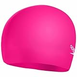 Speedo Unisex Kinder Einfarbige geformte Silikon-Badekappe |...