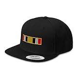 Speedy Pros Snapback-Hüte für Damen und Herren, Irakkrieg, Veteranen-Flagge, Stickerei, Acryl, flache Schirmmütze, schwarzes Design, Schwarzes Design., Einheitsgröße