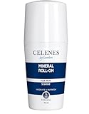 Celenes by Sweden Thermal Mineralischer Deo-Roller für Männer - Aufhellende Wirkung, Aluminiumfrei, Parabenfrei, 75ml