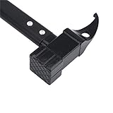 ERYUE Nagel Zieher Hammer, Outdoor-Rahmen Hammer Hochfester Kopf, Gummi Griff mit Lanyard, für Camping