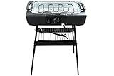 Kynast 2in1 Tischgrill Standgrill elektrisch 2000 W schwarz