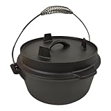 Dutch Oven Gusseisen 25x10cm 4,3 Liter Feuertopf