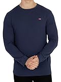 Levi's Herren Long-Sleeve Original Housemark Tee T-Shirt, Cotton + Patch Dress Blues, L