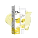 Revive Eye Cream, Firming Moisturizing Augencreme gegen Falten & Dunkle Ringe, Straffende Augencreme für Glatte Augenpartie, Anti Aging Pflege mit Hyaluron für Tägliche Anwendung (1PC, 40g)