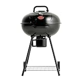 Char-Griller CG30040725 Holzkohlegrill und Smoker, 55,9 cm, Stahl, schwarz, 363 m² Kochbereich