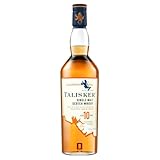 Talisker 10 Jahre, aromatischer Single Malt Scotch Whisky, mit Geschenkverpackung, handverlesen von der schottischen Insel Skye, 45,8% vol, 700ml Einzelflasche