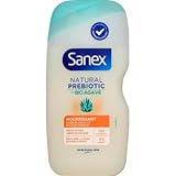 SANEX - Bio-Duschgel Agave pflegend – natürliches Präbiotikum aus Bio-Agave – nährt die Haut – Feuchtigkeit 12 Stunden – 92 % natürlicher Herkunft* – 425 ml