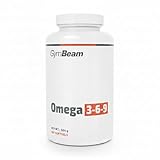 GymBeam Omega 3 6 9 mit Vitamin E angereichert, pro Tagesdosis Fischöl 800 mg, erhält Fisch-, Leinsamen- und Sonnenblumenöl, Leinöl-Kapseln, komplexe Quelle von Omega-3, Omega 6 und Omega 9 (360 caps)