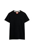 Superdry Herren Bio-Baumwoll Essential Logo T-Shirt Schwarz/Schwarz XL
