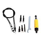 Lurrose 1 Satz Tranchiermesser Elektrisches Holzschnitzen Kunst industriell Klinge handmeißel set werkzeug holzbearbeitung Elektronisches Schnitzset Schnitzmeißel Werkzeug Stahl Yellow