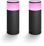 Philips Hue White and Color Ambiance LED Calla Extension for Outdoor use, dimmable, up to 16 Million Colors, controllable via app [Energy Class G] (Packung mit 2)