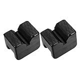 ifundom 2 Stück Teiliges Gummi Wagenheber Auflage rutschfeste Stützplatten für Rangierwagenheber und Hebebühnen Schutzpads für Pkw SUV Stabile Jack Stand Pads