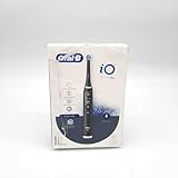 Oral-B Wiederaufladbare elektrische Zahnbürste iO6 schwarz mit Reisetasche, 1 Zahnbürste + 1 Zahnpasta Schutz Zahnfleisch und antibakterielles Schild Tiefenreinigung 75 ml