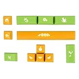 Niedliche Zitronen-Tastenkappen, PBT-Sublimation, OEM-Höhe, 6,25 U, Raum, Eingabe-Richtungen, mechanische Tastatur-Tastenkappen, Cartoon-Gaming-Tastenkappen, Frucht-Zitrone, Jungen-Tastenkappen