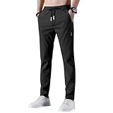LUNULE Arbeitshose Herren Einfarbig Sporthose Mit Gummizug Sommer Geradem Bein Trainingshose Atmungsaktiv Sweathose Gym Fitness Hose Leichte Baggy Sweatpants Outdoorhose Meine Bestellungen Anzeigen