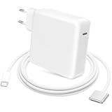 Jialisita Mac Book Air Ladekabel, 96W Mac Book Ladegerät mit 2.2M USB‑C auf T-Tip Geflochtenes Kabel für MacBook Pro 16 14 Zoll 2021 2023, MacBook Air 13 15 Zoll M2 2022, M2 2023, M3 2024, (M3)