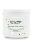 Zeolith MED Detox-Pulver ultrafein 210g, von Ärzten empfohlen, Apothekenqualität, laboranalysiert, zur Entgiftung und Entschlackung