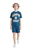 DeFacto Strick Trainingsanzug für Jungen mit Jogginghose - Tracksuit Set Baumwolle für Kinder Junge