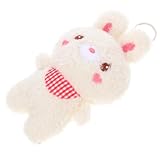 Beaupretty Kuscheliger Bunny Schlüsselanhänger Niedlicher Plüsch Anhänger für Handtaschen Rucksäcke und Schlüssel Flauschiges Tierchen als Accessoire