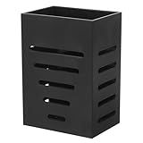 Angoily Wandmontierter Besteckhalter Abtropffunktion Multifunktionaler Besteckeinsatz für Essstäbchen Löffel und Gabeln Platzsparend und Praktisch für Küche