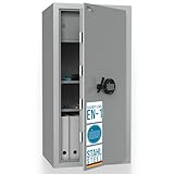 Profirst Wertschutzschrank Fortress 110 EN1 Elektronikschloss Feuerfalz Stahl separat verschließbarer Innentresor 2 verstellbare Fachböden inkl. Befestigungsmaterial