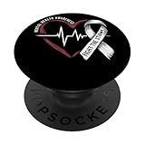 Mental Health Awareness Fight The Stigma Herzschleife PopSockets Klebender PopGrip