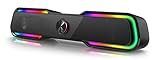 Bazivve Bluetooth PC Lautsprecher Boxen, RGB Computer...