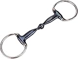 Equinate Olivenkopfgebiss Sweet Iron 16mm einfach gebrochen 12,5cm - Anatomisch geformt - fördert die Speichelbildung und REGT die Kautätigkeit an