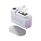 Tragbarer Eisbereiter Für Die Arbeitsplatte, Mini Eismaschine 0.5L Wassertank Touchscreen-Steuerung Für Zuhause Büro Auto Camping(Purple)