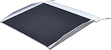Rollstuhlrampe Aluminium Rollstuhl Rampe Auffahrrampe für Rollstühle Rollatoren 91cm