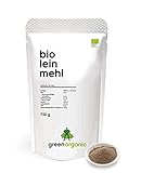 BIO PREMIUM LEINSAMENMEHL - Lower-Carb, glutenfrei, vegan, entölt, eiweißreich, ballaststoffreich, Diät-geeignet, Pflanzen-Protein, paleo, fair und nachhaltig, 750 g