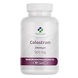 Colostrum immun Kapseln - 500 mg - wertvolle Inhaltsstoffe - 60 Kapseln in einer Packung erhältlich