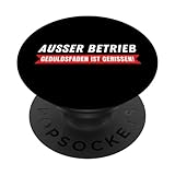 Außer Betrieb Geduldsfaden ist gerissen!! Fun Spruch PopSockets mit austauschbarem PopGrip