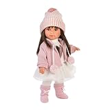 Llorens 1053528 Puppe Sara mit brünetten Haaren und braunen...