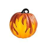 Aaoehiewp Flamme beleuchtete Kürbisse Halloween Kürbis Batterie angetriebene Flamme beleuchtete Kürbis Party für Halloween Zuhause