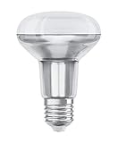 OSRAM R80 LED Reflektorlampe mit E27 Sockel, Warmweiss...