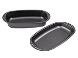 chg 9942-04 Bratenform mit Deckel, antihaftbeschichtet, Anthrazit-metallic, 37 x 20 x 7 cm