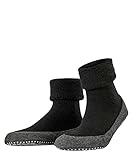 FALKE Herren Cosyshoe M HP Wolle Rutschhemmende Noppen 1 Paar Stoppersocken, Blickdicht, Schwarz (Black 3000), 43-44