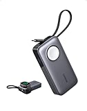 UGREEN Nexode 10000mAh Powerbank für iWatch（5W），PD30W USB-C Zwei-Wege-Schnellladung ，integriertes USB-C Kabel, LED-Bildschirm, für iPhone 17 Pro, iPhone 17 Pro Max，Galaxy S25 Ultra usw
