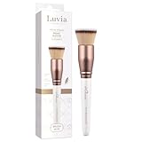 Luvia Cosmetics Pinsel Luvia, Prime Buffer, Foundation Schminkpinsel Für Leichtes & Ebenmäßiges Verblenden, Veganer Kosmetikpinsel