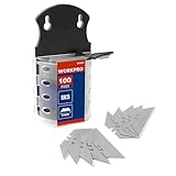 WORKPRO Trapezklingen Set, 100-tlg. 0.6MM Klingenstärke SK5...