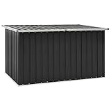 CIOURSTO Gartenbox, Aufbewahrungsbox und Terrassenmöbel, Zur Aufbewahrung von Alltagsgegenständen und zur Organisation von Gartengeräten (171 x 99 x 93 cm)