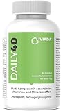 LIVIADA DAILY40 Multivitamin Komplex – 40 Inhaltsstoffe – Vitamine & Mineralstoffe – entwickelt von Heilpraktikern – unabhängig geprüft – 240 Kapseln (4 Monate)