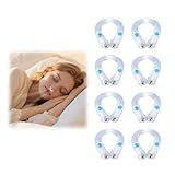 8pcs Schnarchstopper,Anti Schnarch Nasenclip,Nasenklammer Schnarchen,Anti Schnarch,Nasenspreizer,Schnarchen,Schnarchen Stopper,Gegen Schnarchen,Nasendilatator,Nasenklammer Atmen