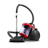 Akitas C10 Parkett-Staubsauger ohne Beutel 850W – mit autorisiertem, im Lieferumfang enthaltenem Parkettdüsen-Einsatz (33 cm) für Hartböden, Katzen- & Hundebesitzer