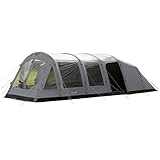 Skandika aufblasbares Zelt Timola 6 Air Sleeper Protect XL | Luftzelt für 6 Personen, Sleeper Technology, 4000 mm Wassersäule, 220 cm Stehhöhe, Canopy, Air Tent | Familienzelt, Outdoor, Camping