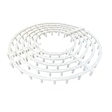 HAROMAC Ringabstandhalter DRUNTER-x® 30 mm, 5-Fach Satz 25-500 STK | Abstandhalter für Armierungen & Bewehrung, Kunststoff, trittfest, für Beton & Fundamente (25)